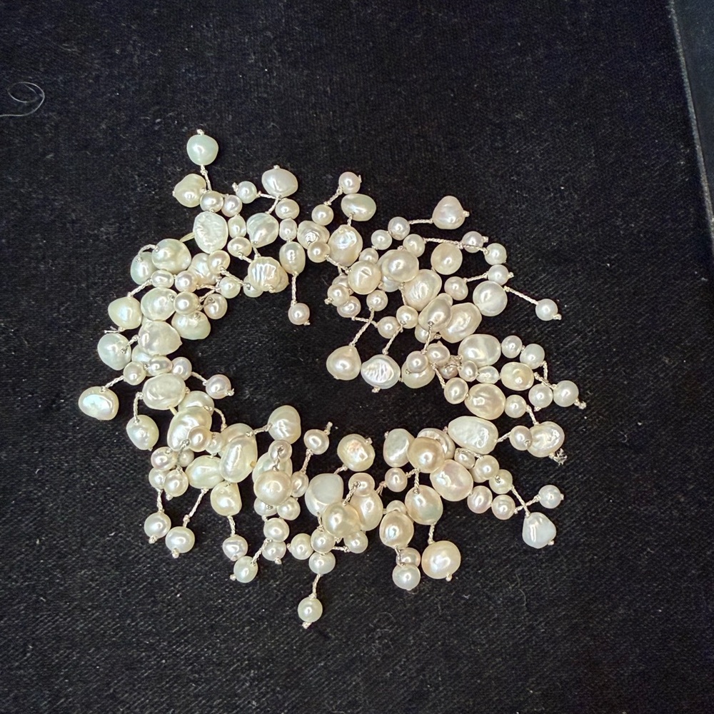 Elegant Pearl Brooch